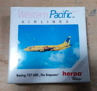 1/500 Herpa wings B737-300  Western Pacific The Simpsons