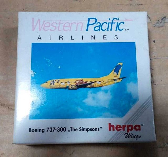 Discontinued 1/500 B737-300  Western Pacific The Simps in Hobbies & Crafts in London