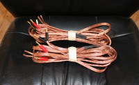 100% Pure Copper, Oxygen Free, Speaker Connector Wires