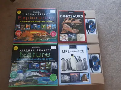 New Encyclopedia Virtual reality 6 large-format Hardcover books., View more