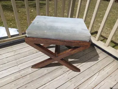 Charming Solid Wood Cushioned Seat Bench, View more