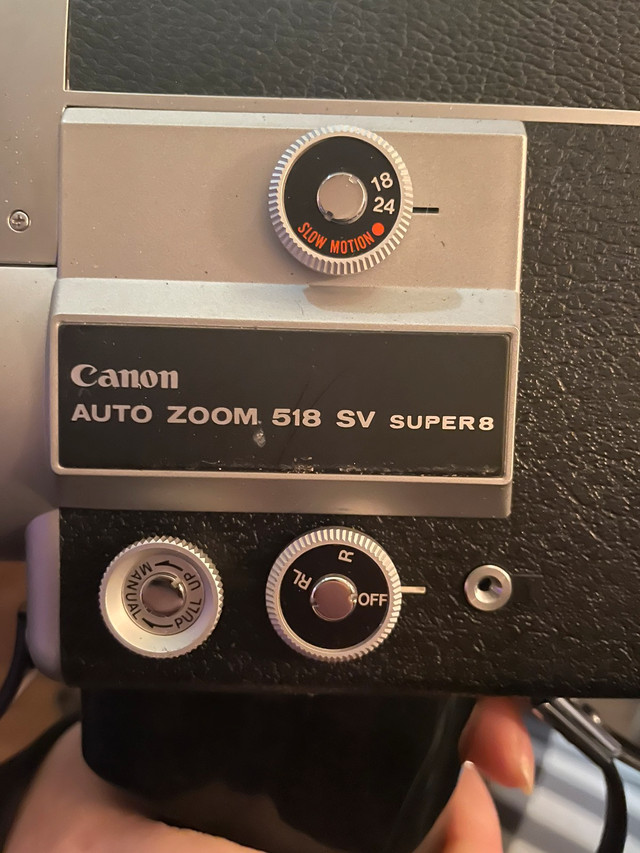 Canon auto zoom 518 sv super 8 cine film camera & case | Cameras &  Camcorders | Delta/Surrey/Langley | Kijiji