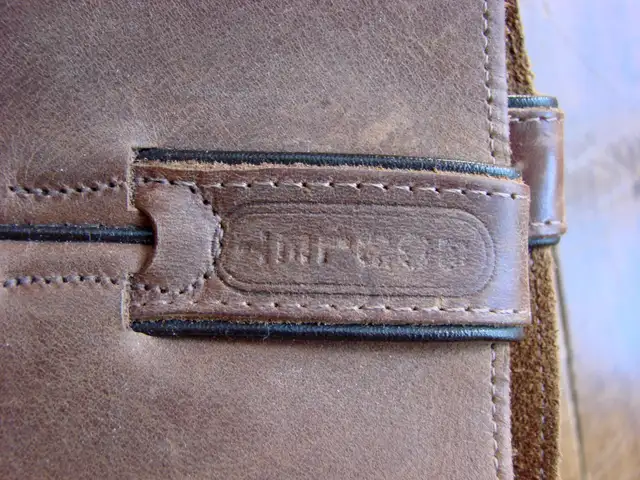 Boulet Brown Leather Harness Motorcycle Boots Mens Western Cowbo in Men's Shoes in Markham / York Region - Image 6