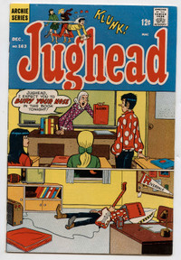 Jughead #163 Archie Comic  Dec. 1968 FN+ 6.5