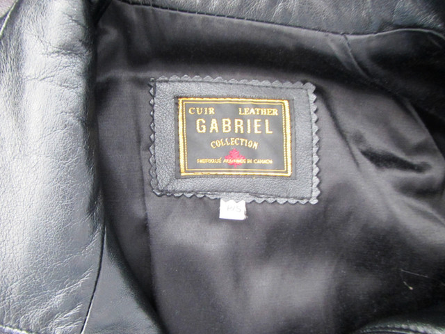 Manteau de cuir noir pour homme S-M dans Hommes  à Ville de Montréal - Image 4