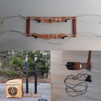 2 Recurve Bows and Archery Accessories