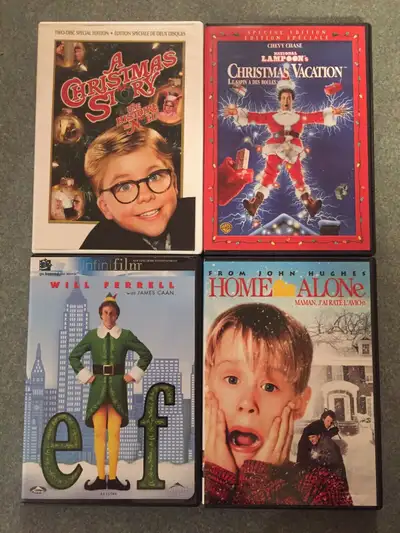 Christmas DVDs EUC Home Alone Vacation A Christmas Story Elf, View more