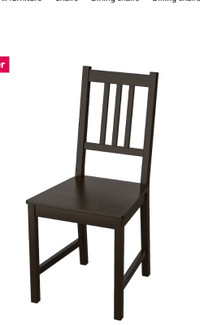 Chair, brown-black