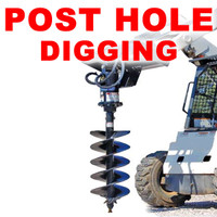 POST HOLE DIGGING - FENCE POSTS