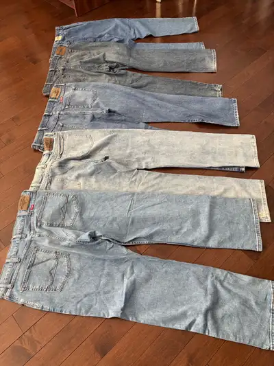 Lot Jeans vintage Lee et Wranglers - taille L , View more