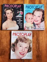 3 1950 Photoplay Magazines Janet.L & June. A Covers .