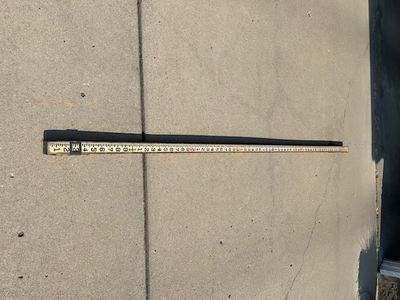 Extendable survey rod, Imperial units, View more
