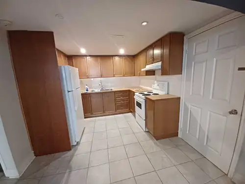 Basement apartment for rent in burlington two bedroom spacious kitchen parking one car available Jul...