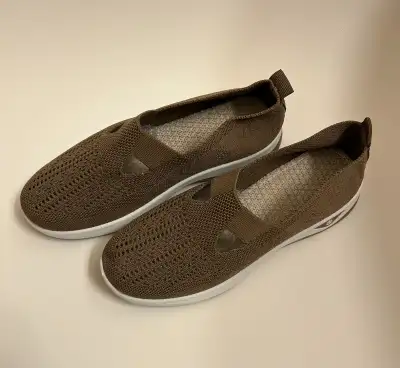 WOMEN SHOES, COMFORTABLE BREATHALBE MESH FLAT SNEAKERS, View more