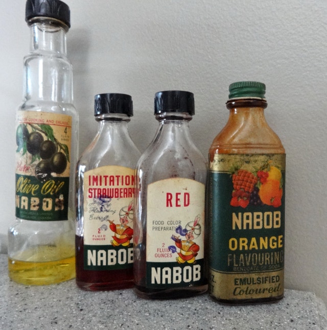 Vintage Nabob Gas Genie Stuffed Doll 60's glass bottles Arts
