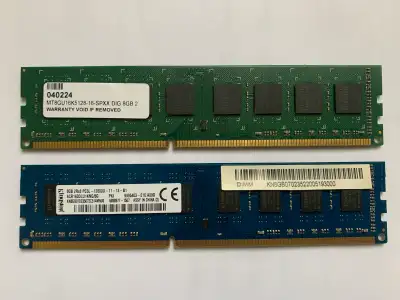 16GB DDR3 (8GBx2) for desktop , View more