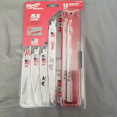 Milwaukee Sawzall Blade set, View more