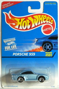 Hot Wheels 1/64 Porsche 959 Collector #591 Diecast