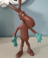 Vintage 1972 Rocky & Bullwinkle Bendable/Posable Figure WHAM-0