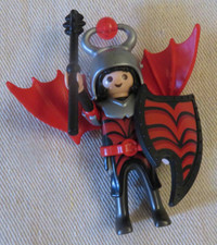Playmobil chevalier boule rouge provenant du 4836