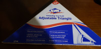 ALVIN 12" Adjustable Triangle