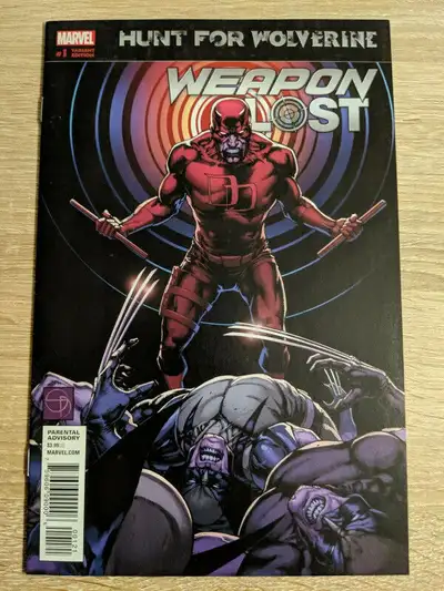 Hunt For Wolverine Weapon Lost#1 Shane Davis Variant Marvel 2018, View more