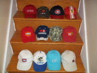 12 casquettes de collections peu servi voire autres photos !!!