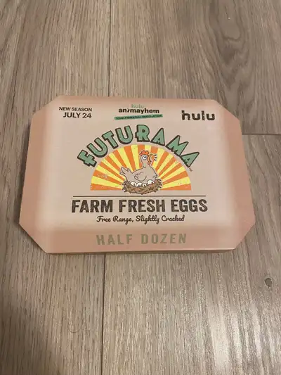 Futurama Farm Fresh Eggs 6 Pin Set Hulu Animayhem SDCC Comic Con, View more