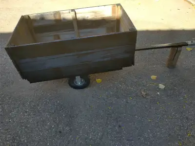 Sturdy 2ftx3.5ft trailer .Brand new 10 in. tires(350lb load capacity each). 1 7/8 in. coupler,1 inch...
