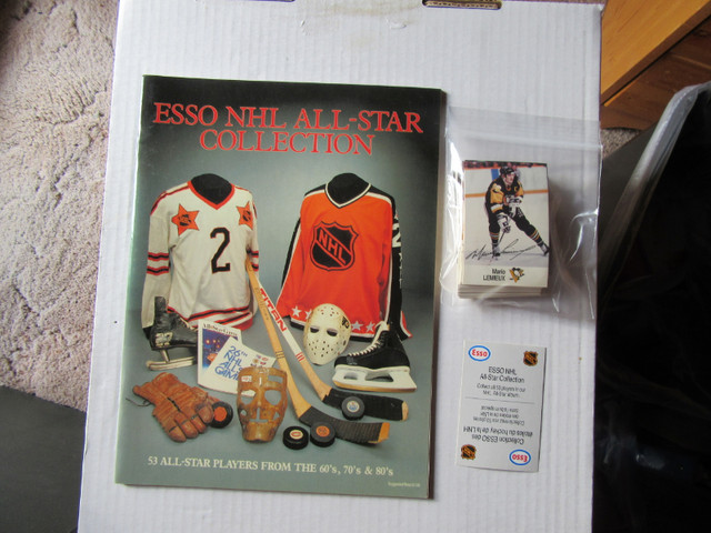 HOCKEY ALBUM - ESSO NHL ALL STAR COLLECTION - includes all cards in Arts & Collectibles in Bedford
