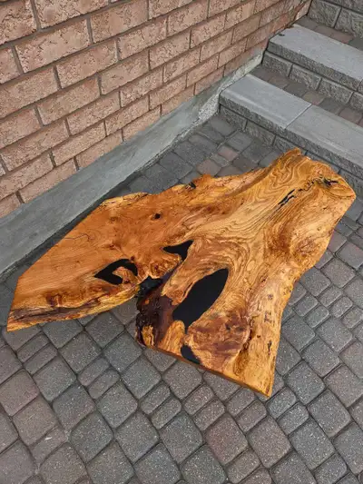 Handmade live edge table, View more