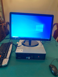 HP computer with monitor/keyboard/mouse/wifi adapter