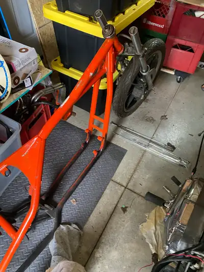Ironhead rigid frame , with ownership . Will include Yamaha front end if you want it . Fits sportste...