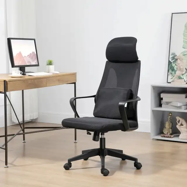 Ergonomic Mesh Computer Chair Executive Task Chair, Black in Chairs & Recliners in Markham / York Region - Image 2