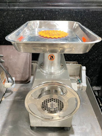 Used CHEF Electric Stainless Steel Meat Grinder at Jacobs