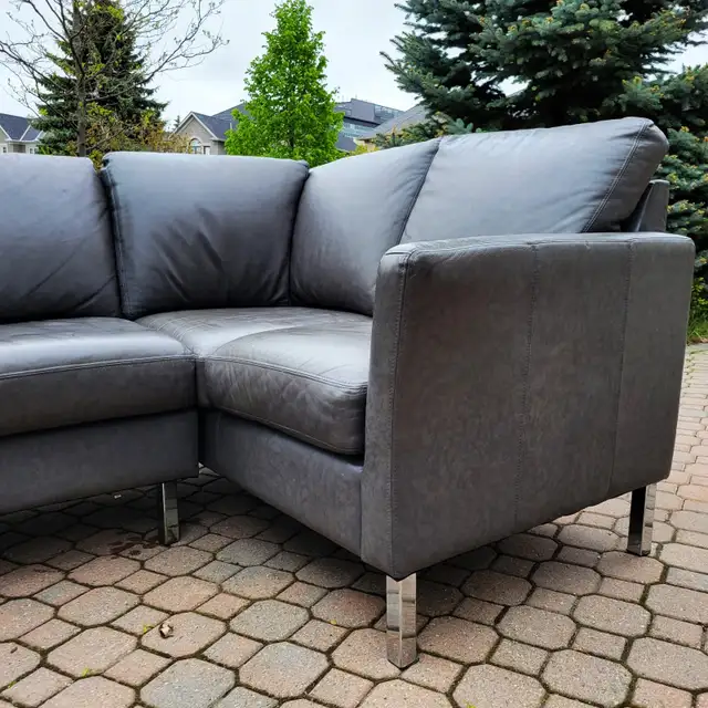 top quality high end Boss leather sectional couch, can deliver63235093403777123