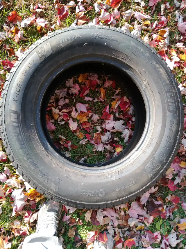 Near new Truck/SUV Winter Tires - Michelin Ice-X Snow in Tires & Rims in Ottawa - Image 5