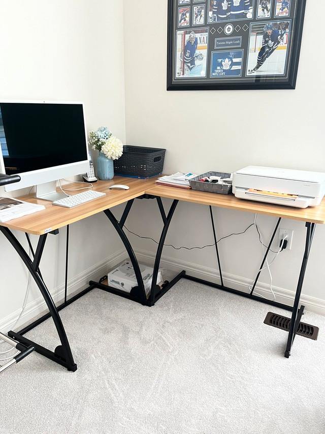 L shape office desk for sale Desks Hamilton Kijiji
