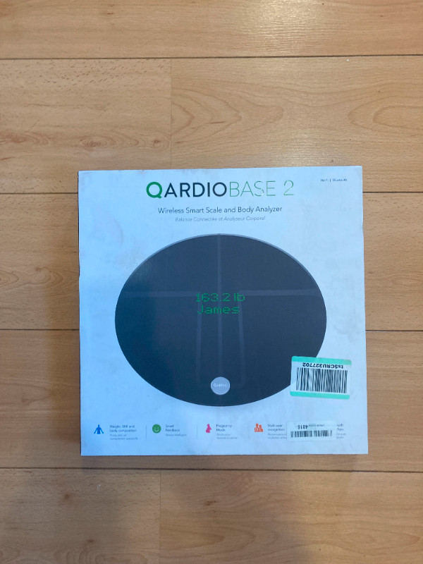 Qardio Base 2 Wireless Smart Scale and Body Analyzer in Health & Special Needs in City of Toronto