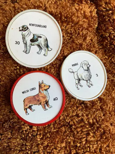 These are collectible plastic picture disks/wheels that came free in packages of bags of Hunter’s po...