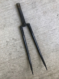 Vintage Steel Track Fork, French Thread