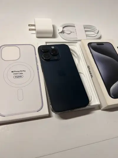 iPhone 15 Pro | Like New | Box, Case Accessories, View more