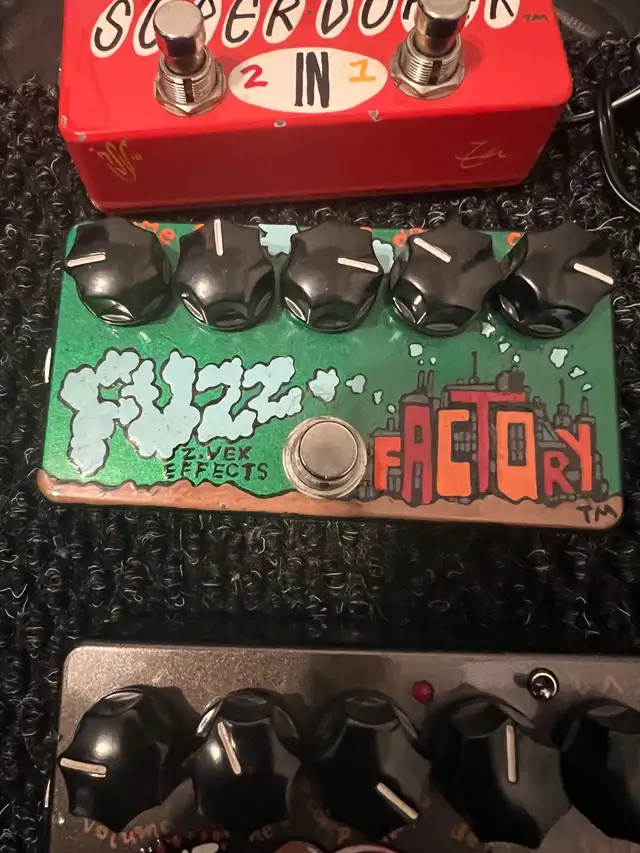 Zvex hand painted fuzz factory62863276112769126
