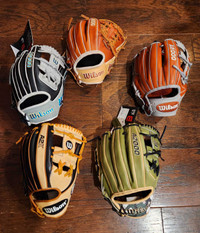 High End Wilson Baseball Gloves