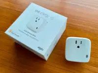 Eve Energy smart power plug and meter (HomeKit)