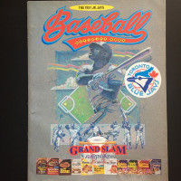 The Toronto Blue Jays “1991” Baseball Activity Book 