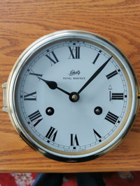 Vintage Schatz Royal Mariner Brass Ship's Clock