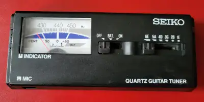 Vintage Seiko Quartz Guitar Tuner Model # ST600, View more