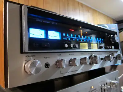 CLASSIC BIG SANSUI 7070 STEREO RECEIVER *SERVICED*, View more