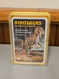 VINTAGE Complete Dinosaurs And Prehistoric Animals Rummy Card Ga